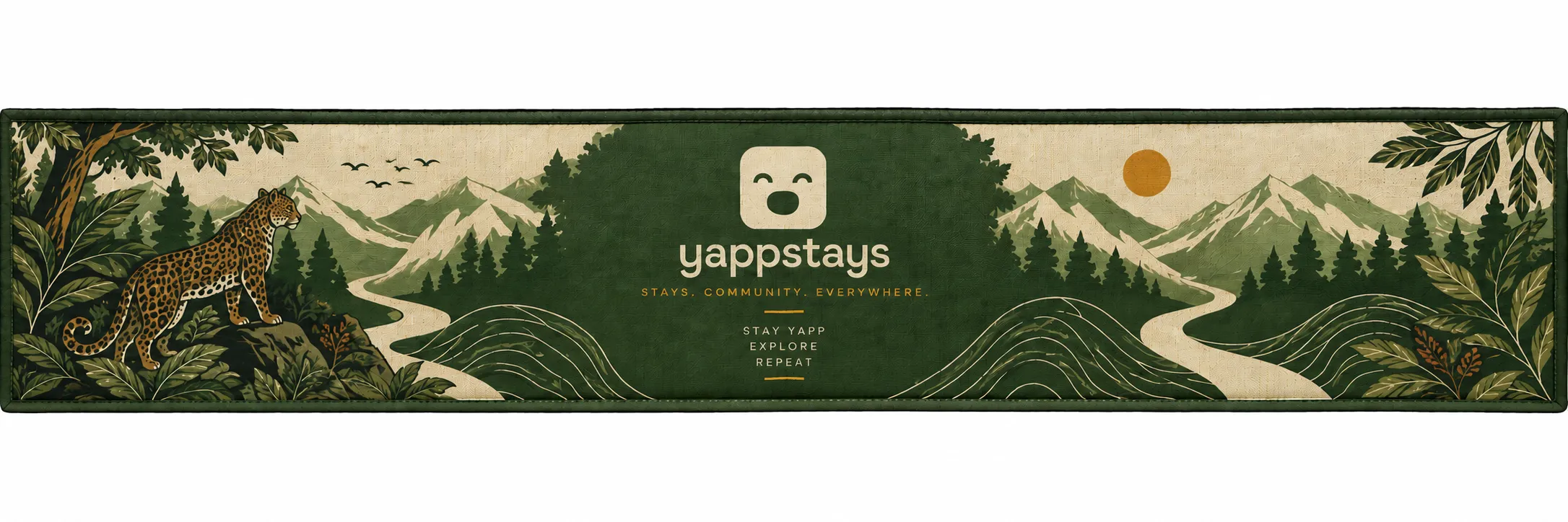 Yapp Stays table runner designs